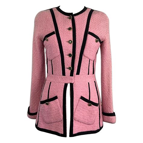 chanel jacket fringed pink|pink Chanel jacket women.